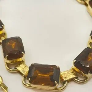 VNTG AMBER AND GOLD TONE BELT UP TO 30” Accessories | Vntg Amber And Gold Tone Belt Up To 3 | Poshmark main image 2